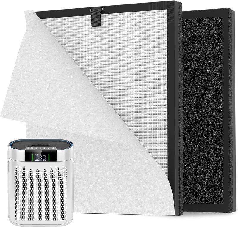 Sinnya 2 Pack 4-in-1 AP2000WF Air Filter Replacement Compatible with KNKA Air Puri-Fier 4-in-1 H13 True HEPA Filter Fit for KNKA AP2000WF Air Puri-Fier for Home Large Room Bedroom up to 1740 Ft² - Image 1